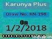 Lottery Results of Kerala-karunya Plus Kn-198 Draw on 1-2-2018, Live