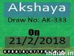 Kerala Lottery Results-akshaya Ak-333 Draw on 21-2-2018, Live