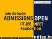 Admissions Open for Iitjee Neet Foundation