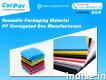 Reusable Packaging Material Pp Corrugated Box Manufacturers