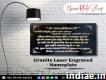 Buy Elegant Granite Laser Engraved Nameplate From