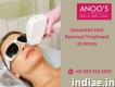 Unwanted hair removal treatment at Anoos