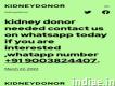 Kidney donor needed