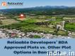 Reliaable Developers' Bda Approved Plots vs. Other