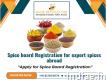 Spice board Registration for export spices abroad